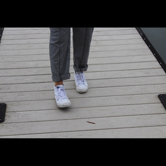 Urban Outfitters Black and White Checked Pants - Picture 4 of 4